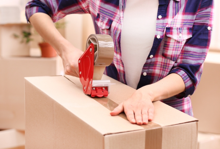 cinta de embalar muebles para mudanza