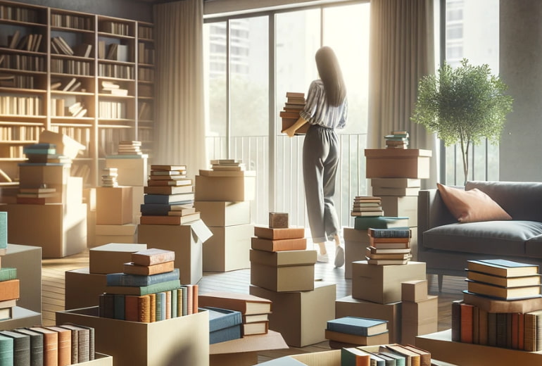 cajas para libros mudanza